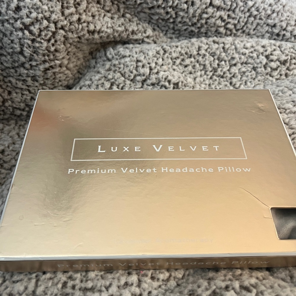 Velvet Headache Pillow